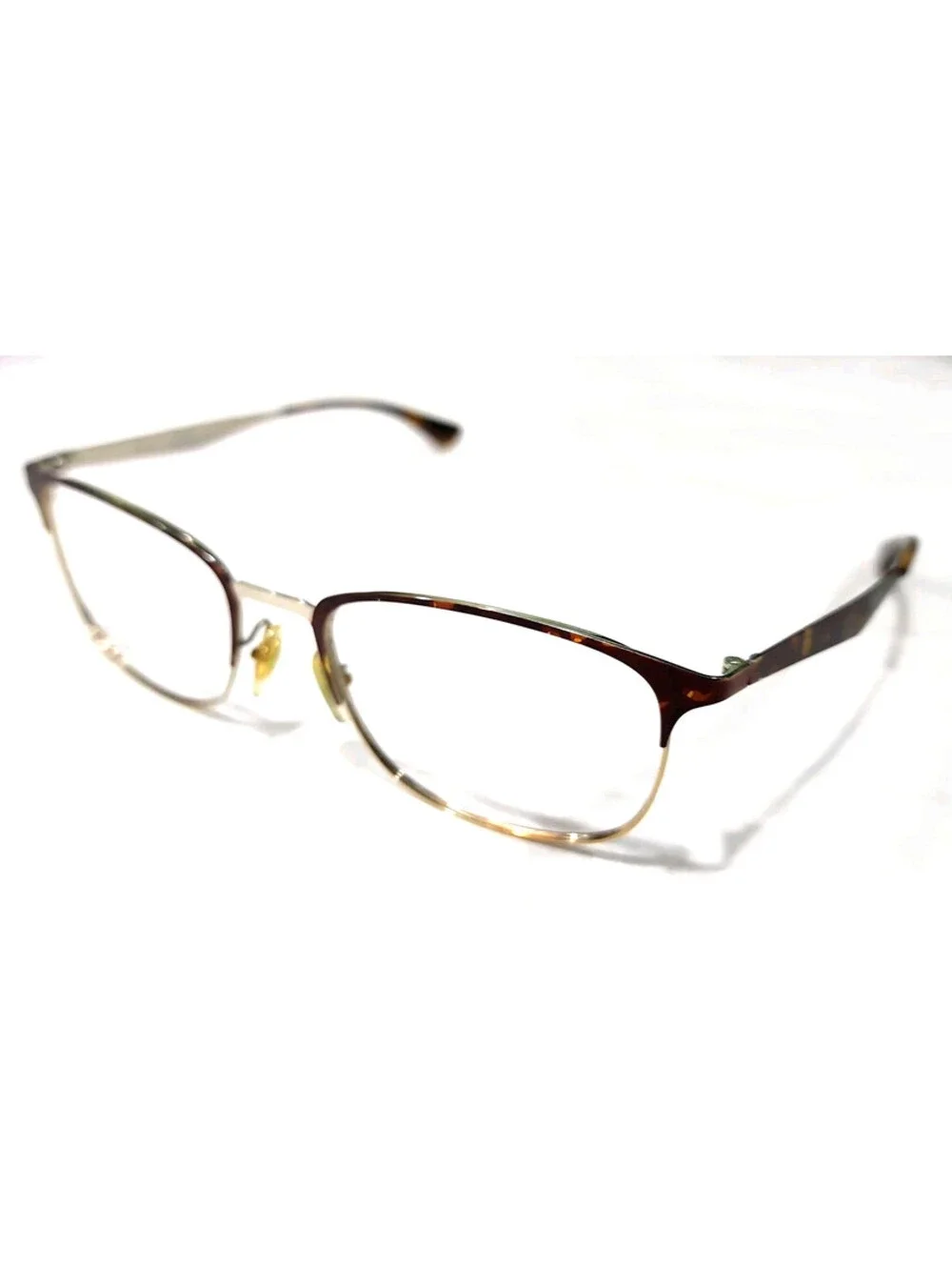Ray Ban RB6421 3001 Broken Unglued Rim Tortoise Square Eyeglasses 54-18 145